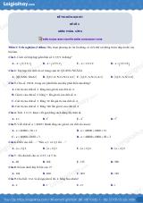 Đề thi giữa kì 1 Toán 6 - Đề số 3